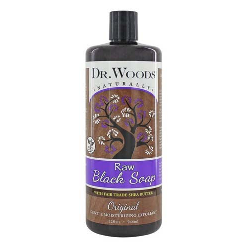 Dr.Woods Shea Vision Pure Black Soap With Shea Butter - 32 Oz